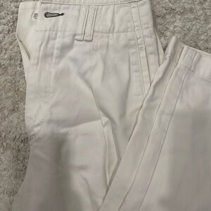 Rag & Bone Cream Chinos high waist wide leg